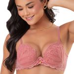 31213 - Conjunto Push Up. Calcinha larga. - Rosa