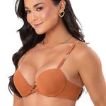 31157 - Conjunto Push Up. Calcinha larga. - Marrom