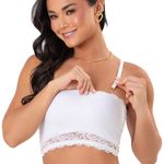 31014 - Conjunto Sutiã top e calcinha fio - Branco