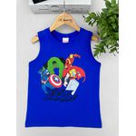 Conjunto Regata Menino Vingadores Azul Malwee 