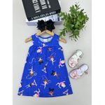 Vestido Regata Menina Helena Azul Malwee 