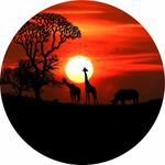 Painel Redondo e Capas Safari África