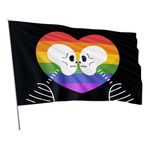 Bandeira Lgbtqiapn+ Resistência Tecido Sublimado 1,70x1,20