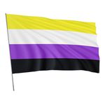 Bandeira Em Tecido Sublimado Lgbtqia+ 1,70x1,20