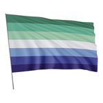 Bandeira Em Tecido Sublimado Lgbtqia+ 1,70x1,20