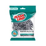 Esponja Aço Inox Flash Limp Limpeza Ea1409 Não Enferruja