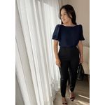 Calça Maria Sarja Poliamida - Preto
