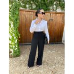 Camisa com Abotoadura Elise - Branco