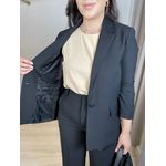 Blazer Marcela Viscose - Preto