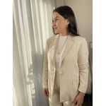 Blazer Linho Larissa - Linho Cru