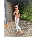 Calça Alfaiataria Cenoura Charlote - Baunilha