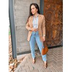 Blazer Alongado Analice - Caramelo