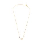 Colar P de Pérola com Banho em Ouro 18k