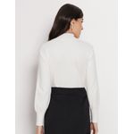Blusa Tricot Laço - Bicolor