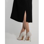 Vestido Midi Bicolor - Preto