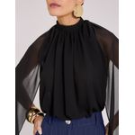 Body Luna Chiffon - Preto