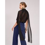 Body Luna Chiffon - Preto
