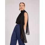 Body Luna Chiffon - Preto