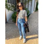 Calça Jeans Mom Livia - Azul