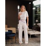 T Shirt com Lenço - Off white