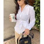 Camisa Giovana Algodão - Branco