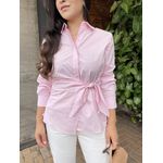 Camisa Giovana Algodão - Rosa Claro