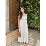 Vestido Filipa Viscolinho - Off White