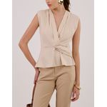 Blusa Gisele Viscose - Creme