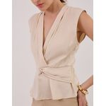 Blusa Gisele Viscose - Creme