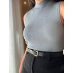 Regata Tricot Lara - Cinza