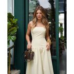 Vestido Salvia - Amarelo Manteiga