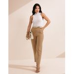 Calça Reta Vinco Alfaiataria - Bege - .