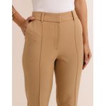 Calça Reta Vinco Alfaiataria - Bege - .