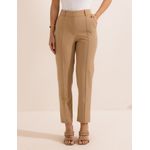 Calça Reta Vinco Alfaiataria - Bege - .
