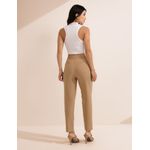 Calça Reta Vinco Alfaiataria - Bege - .