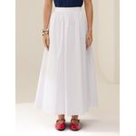 Saia Midi Tricoline - Off White
