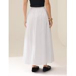 Saia Midi Tricoline - Off White