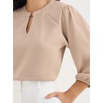 Blusa Crepe Andressa - Mocha
