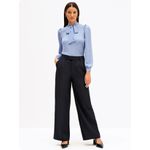 Blusa Gola Laço Florenza - Azul Claro