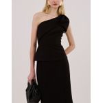 Blusa Gaia Alfaiataria - Preto