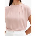 Blusa Crepe Analu - Rosa Nude