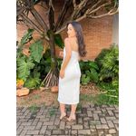 Vestido Eva sem Alças - Off White