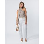 Blusa Lenço Viscose - Bege