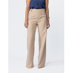 Calça Pantalona Alfaiataria - Bege Fendi