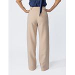 Calça Pantalona Alfaiataria - Bege Fendi
