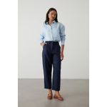 Calça Linho Bella - Azul Marinho
