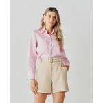 Camisa Linho Marcela - Rosa