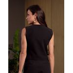 Colete Alf Bolsos Embutidos - Preto