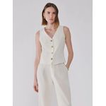 Colete Yanka Linho - Off White