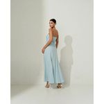 Vestido Midi Poliana - Azul Claro
